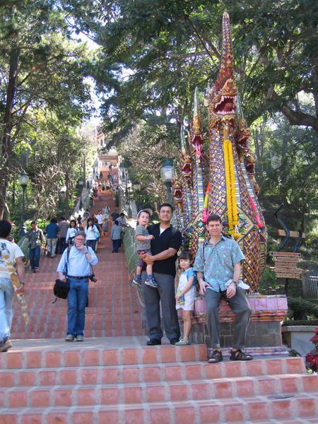 Steps to Wat Phra Tat Doi Suthep