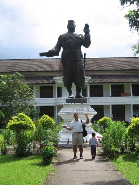 Statue Of The Last King Of Laos 