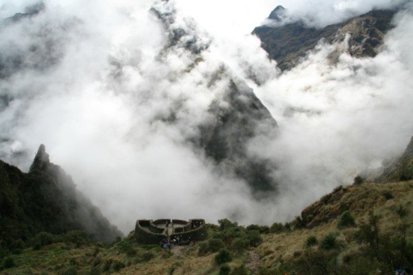 Inca fortresses nestled in the mountains
