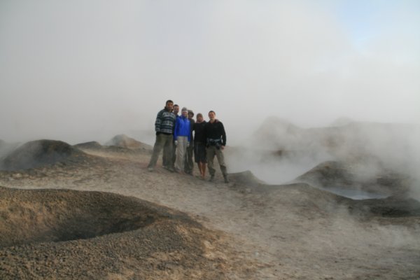 Our group at the Geysers