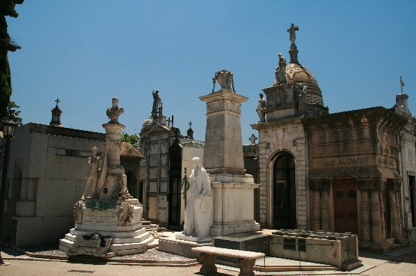 Some of the tombs at Recoleta Cemtery