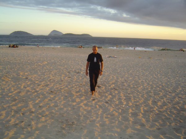 Jase on Ipanema beach