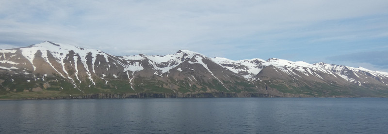 Fjord while sailing out