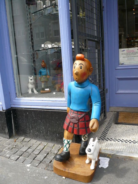 Tintin goes to Edinburgh