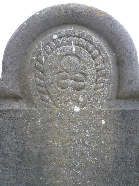 Clover Carving on Cashel Gravestone