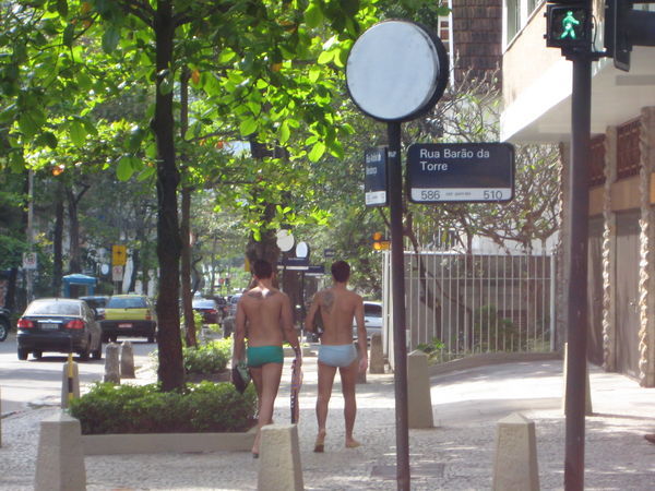 The boys of Brazil, just strolling the streets