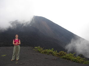 In front of Volcan Pacaya