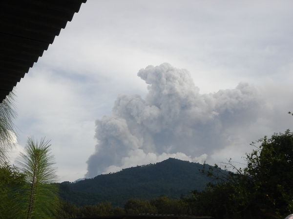 Smoke from Volcan Fuego