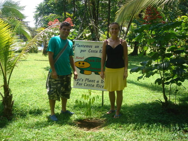 Planting a new Ilan Ilan tree for Costa Rica