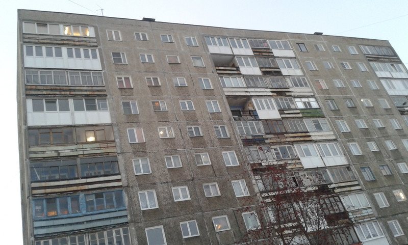 Krushova, la tipica palazzina sovietica
