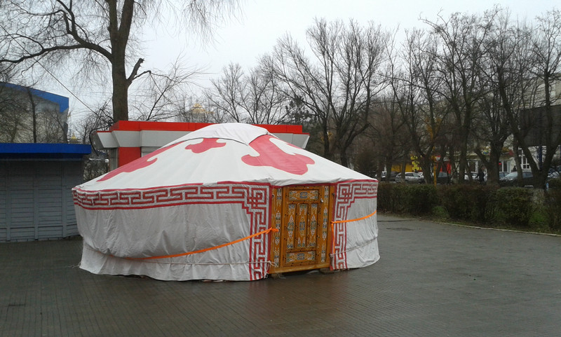 Una yurta in citta'...