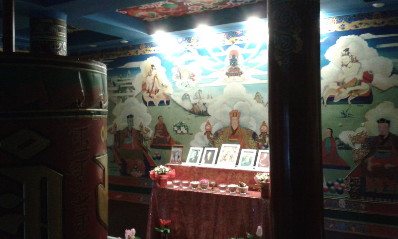 L'interno di uno stupa