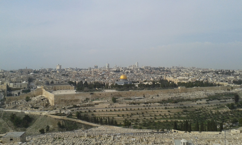 Gerusalemme vista dal Monte degli Ulivi