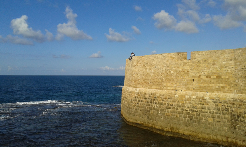 Akko: le mura sul mare