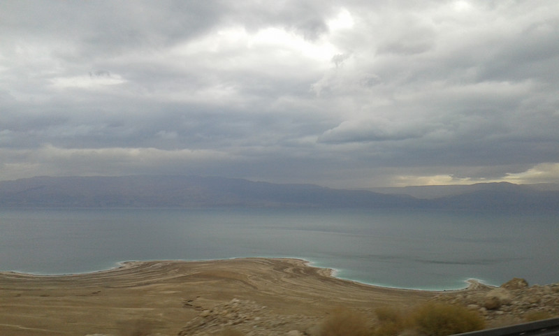 Il Mar Morto visto dall'alto