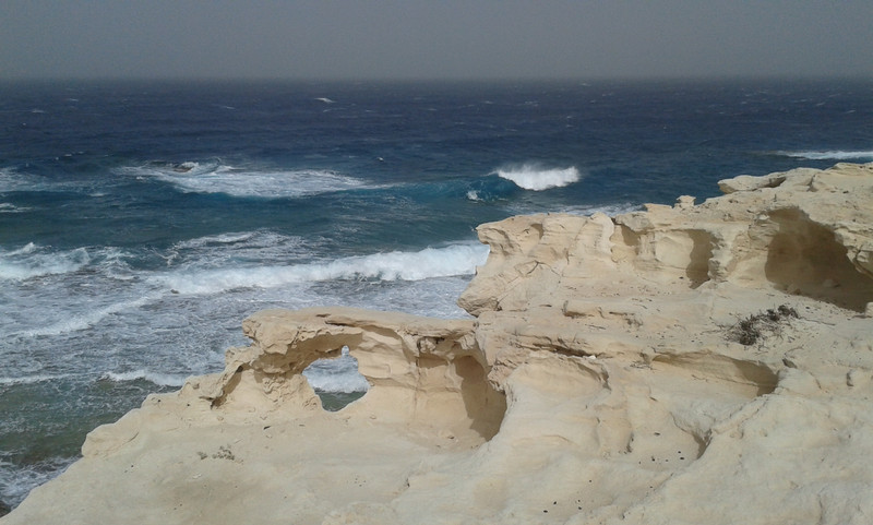 Marsa Matruh: costa rocciosa sul Mediterraneo