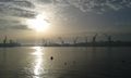 Il Canale di Suez al tramonto