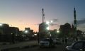 Kharga: tramonto in citta'
