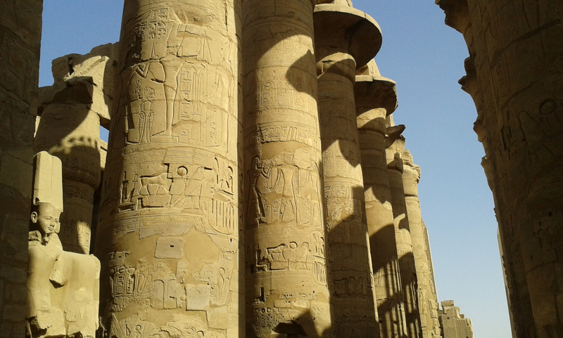 Karnak: Grande sala ipostila del tempio di Amon