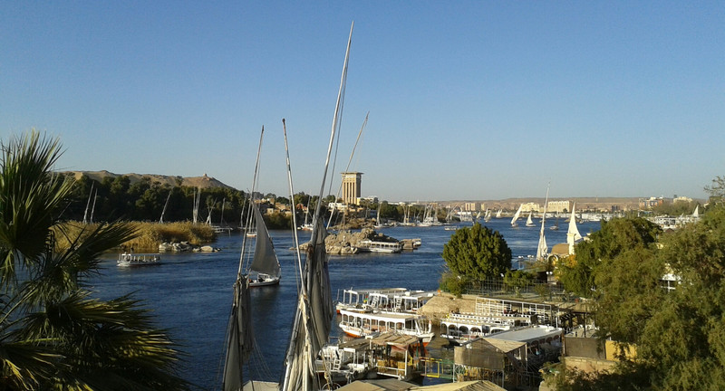 Il Nilo ad Aswan