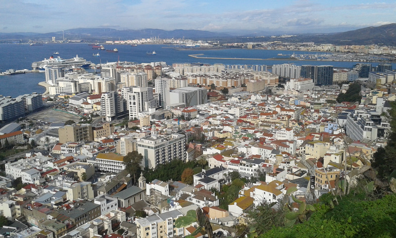 Gibilterra vista dall' alto