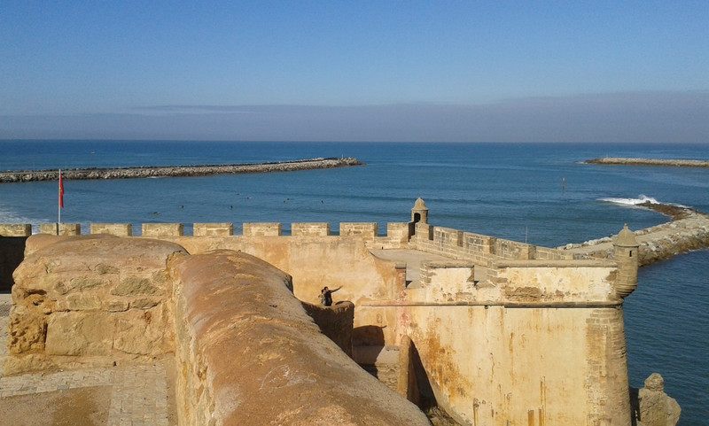 Rabat: vista dai bastioni della kasbah
