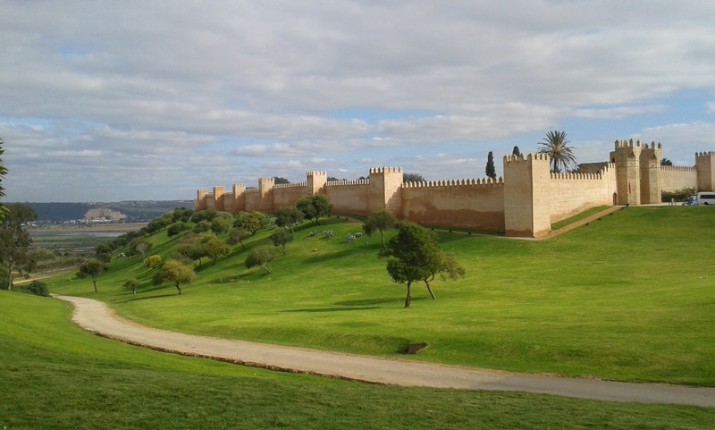 Rabat: le mura del Cellah