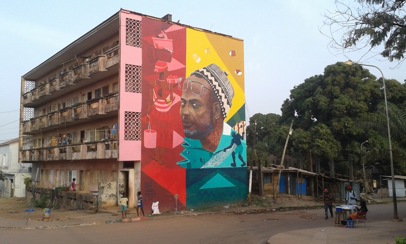Cabral sui muri a Bissau