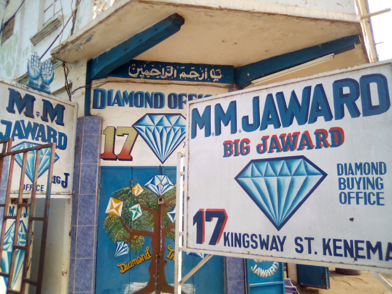 Commercio di diamanti a Kenema