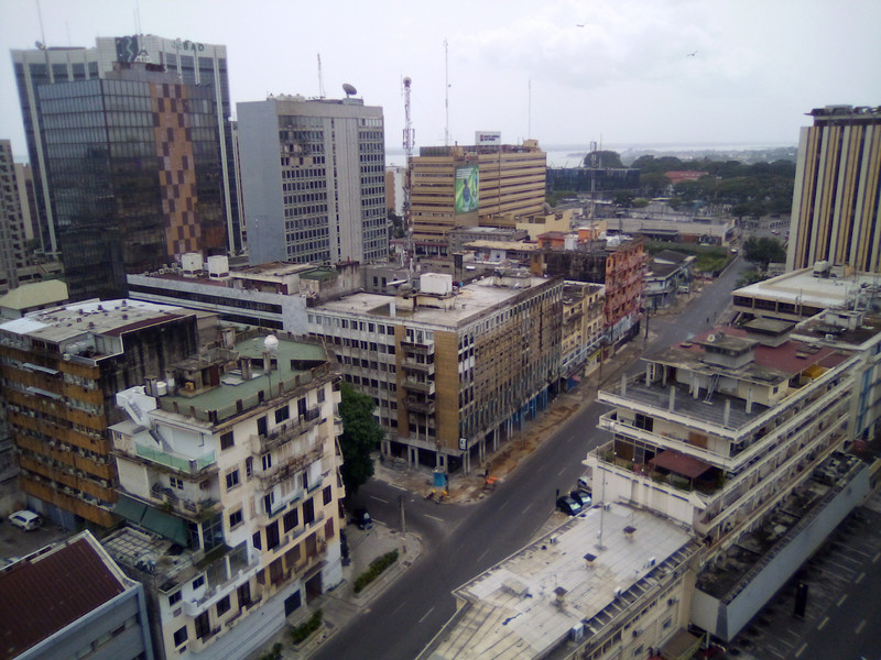 Abidjan: il quartiere di Plateau visto dall'alto