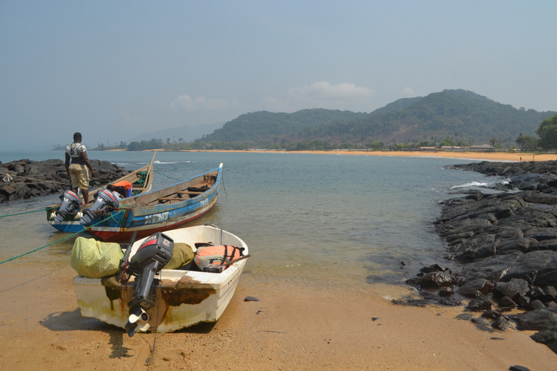 Verso le isole in Sierra Leone