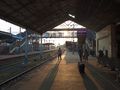 Tramonto in stazione a Nagapattinam