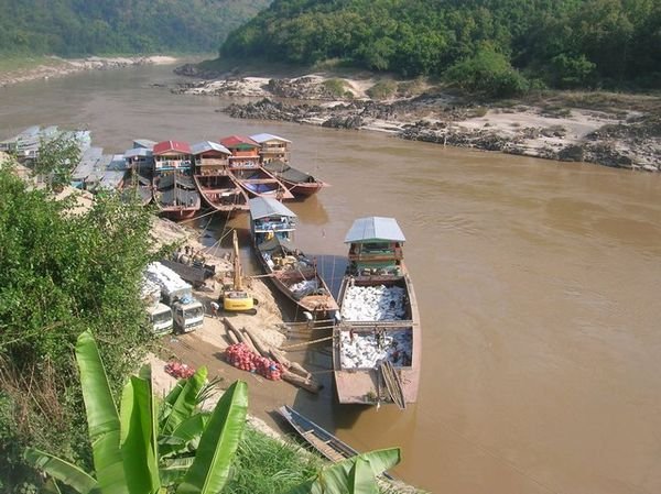 Muang Pakbeng: il porto sul fiume Mekong