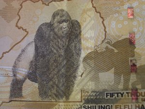 I gorilla di montagna, visti sulle banconote da 50.000 scellini