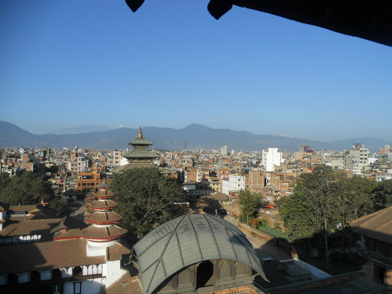 Kathmandu vista dall'alto