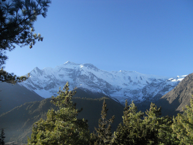 Annapurna 2 (7937m) e 4 (7525) visti da Upper Pisang 