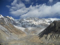 L'Annapurna 1 (8091m) visto dal Campo Base