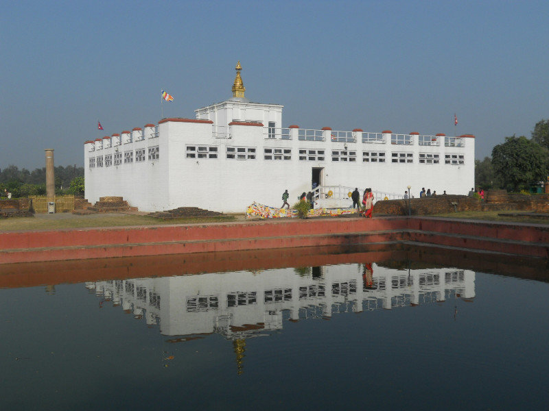 Lumbini: tempio di Maya Devi e colonna di Ashoka
