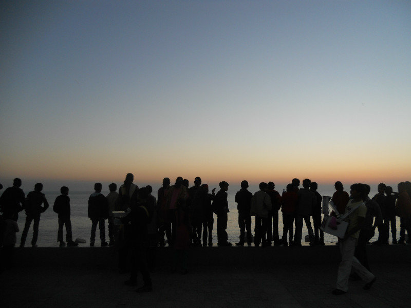 Dwarka: tramonto sul Mare Arabico