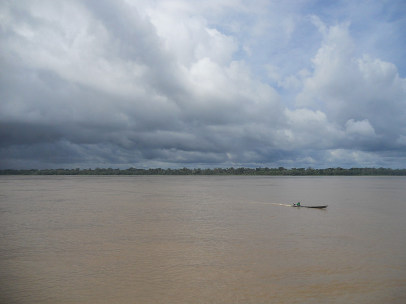 Il Rio Amazonas nell´ultimo tratto peruviano