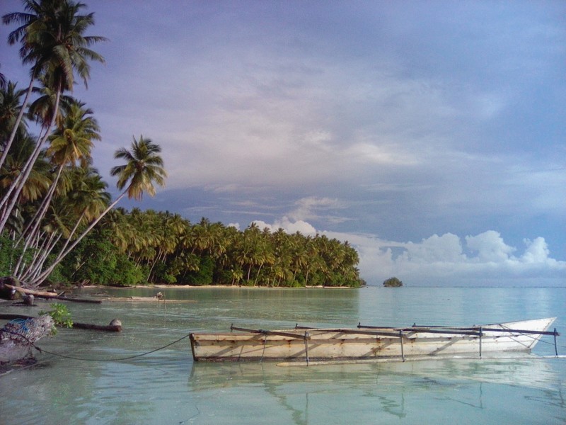 Pulau Auki: quello che rimane della spiaggia