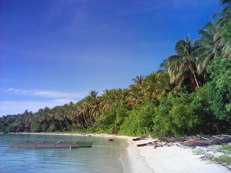 Pulau Auki: la spiaggia