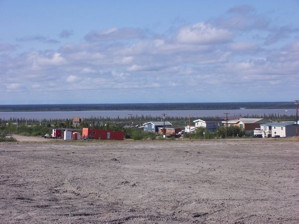 Inuvik view from top of town