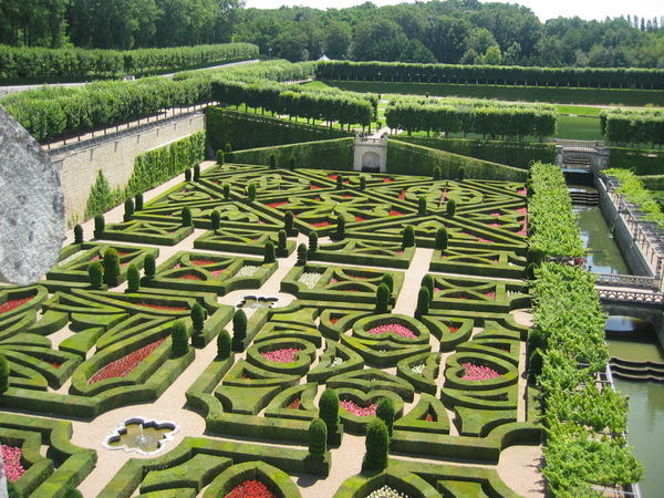 Chateaux de Villandry jardin d'ornament