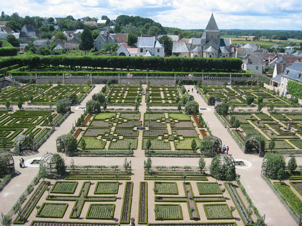Chateaux de Villandry jardin 