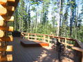 Log Cabin verandah with spa