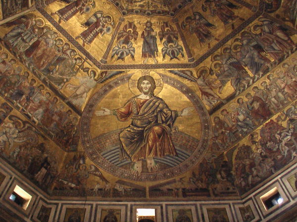Inside the Baptistery