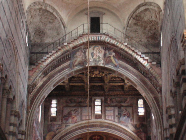 Inside the Cathedral at Pisa