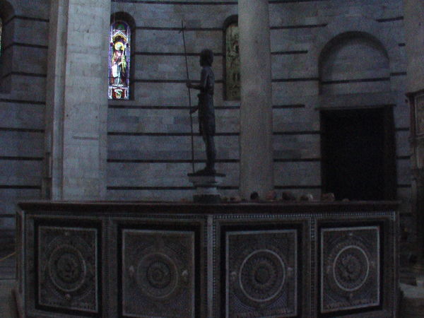 The Baptismal Font in Pisa
