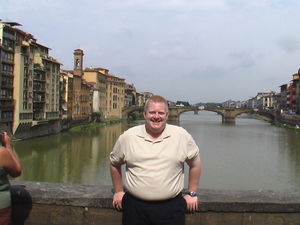 Me at the Ponte Vecchio